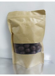 Kraft Paper Stand Pouch Zip Bag